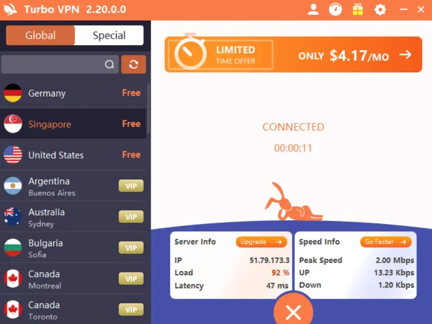 How to use Turbo VPN on Windows